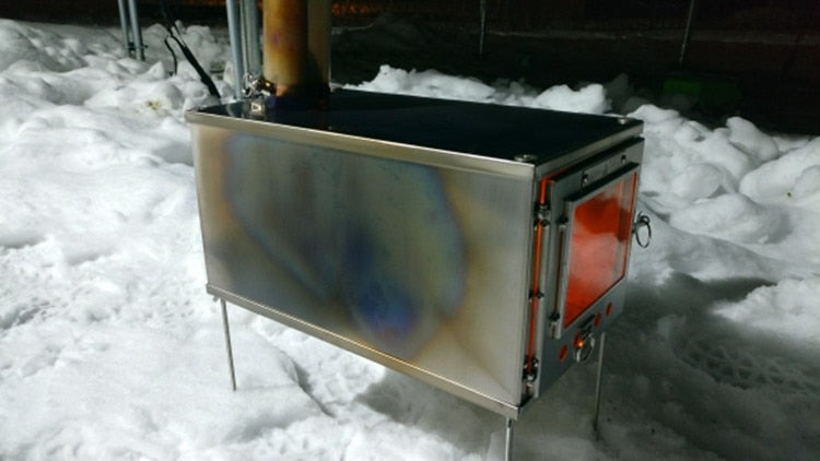 Winds Outdoor Ultralight Titanium Alloy Wood Stove