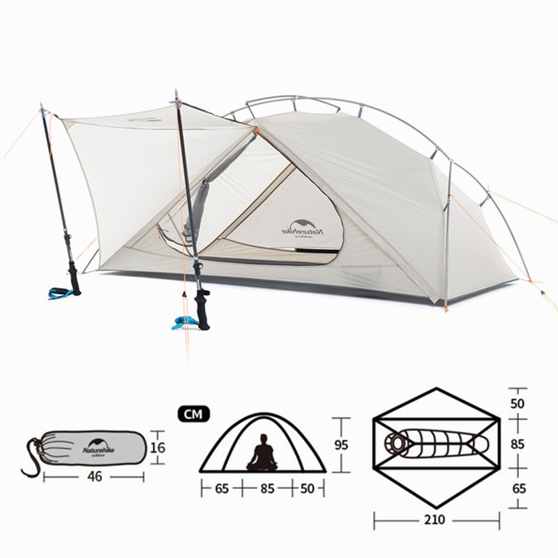 TrailTrek Ultralight 2-Person Outdoor Tent