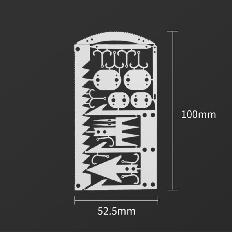 Survival Tool Card 22-in-1