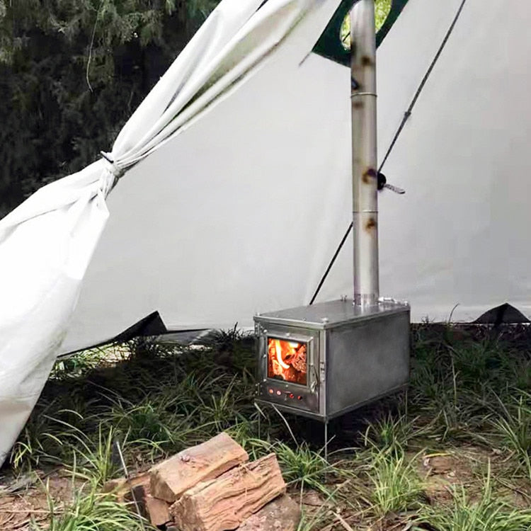Winds Outdoor Ultralight Titanium Alloy Wood Stove