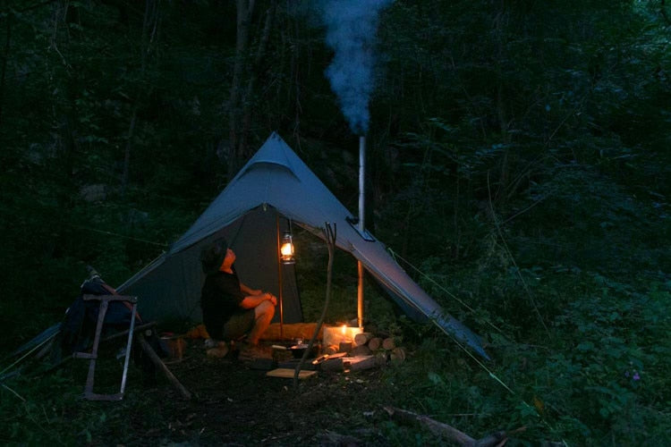 Winds Outdoor Ultralight Titanium Alloy Wood Stove