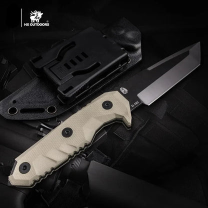HX OUTDOORS Snipers Tactical Fixed Blade Knife: Precision Meets Power