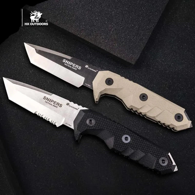 HX OUTDOORS Snipers Tactical Fixed Blade Knife: Precision Meets Power