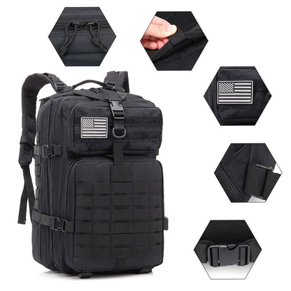 Tactical Outdoor Backpack-Size 45L- storage capacity