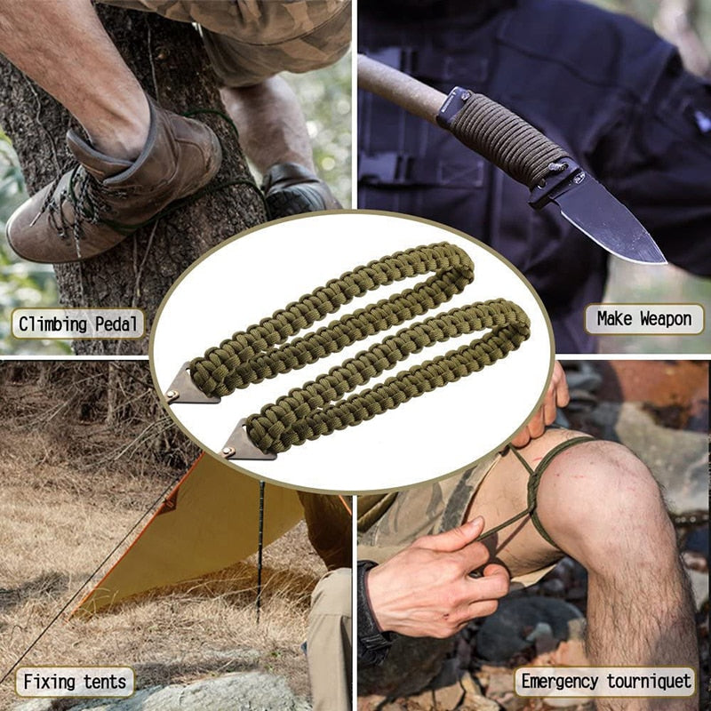 SurvivalCut Portable Rope Chain Saw: Outdoor Survival Tool