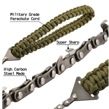 SurvivalCut Portable Rope Chain Saw: Outdoor Survival Tool