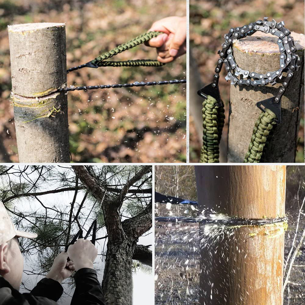 SurvivalCut Portable Rope Chain Saw: Outdoor Survival Tool