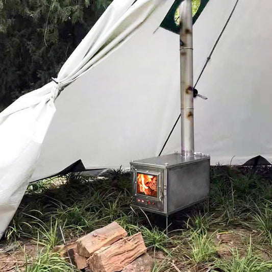 Winds Outdoor Ultralight Titanium Alloy Wood Stove